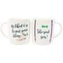 Set Of Two She Said Yes Mugs, thumbnail 3 of 4