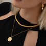 Aries Zodiac Necklace 18k Gold Plated Gift, thumbnail 1 of 7