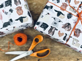 Over The Farm Gate Wrapping Paper, 2 of 2