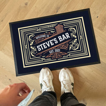 Personalised Dads Brewery Doormat For Home Bar, 3 of 3