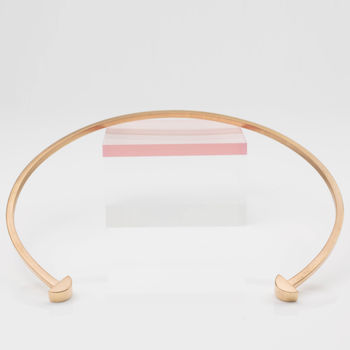 Rose Gold Plated Silver Choker Necklace, 6 of 8
