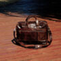 Genuine Leather Briefcase With Zip Pockets, thumbnail 5 of 12