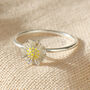 Sterling Silver Daisy Ring, thumbnail 2 of 3