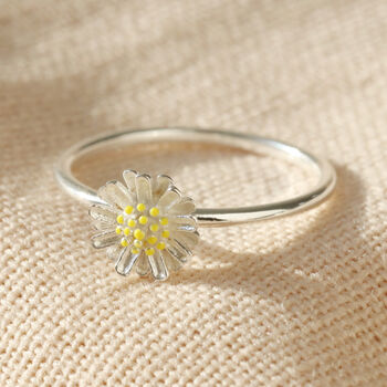 Sterling Silver Daisy Ring, 2 of 3