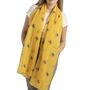Personalised Bee Print Fashion Scarf, thumbnail 3 of 6