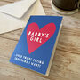 Daddy's Girl, Funny Father's Day Card, thumbnail 1 of 2