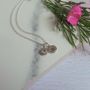 Tiny Dot Sterling Silver Customised Necklace, thumbnail 1 of 6