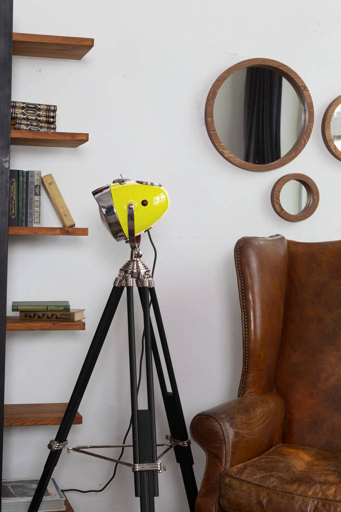 Road Master Retro Tripod Motorcycle Headlight Lamp By Reason Season