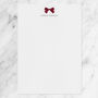 Personalised Red Bow Letter Writing Set, thumbnail 2 of 5