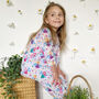 Girls Fairy Cotton Pyjama Set, thumbnail 1 of 3