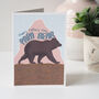 Papa Bear Father's Day Card, thumbnail 3 of 3