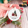 Happy First Christmas Ornament Gift For Newborn, thumbnail 5 of 7