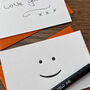 'Little Smiles' Letterpress Pocket Mini Notecards, thumbnail 3 of 6