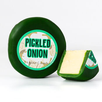 Pickled Onion Cheddar Cheese Truckle 200g, 3 of 4