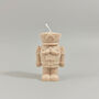 Beige Christmas Nutcracker Candle Festive Home Decor, thumbnail 5 of 12