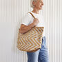 Jute Beach Tote Bag, thumbnail 1 of 3