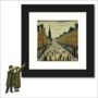 Framed 'Royal Mile' Print. Lowry Style, thumbnail 1 of 3