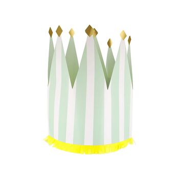 Striped Party Crowns Pack Of Eight, 4 of 10