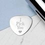 Personalised I Pick You Plectrum, thumbnail 1 of 6