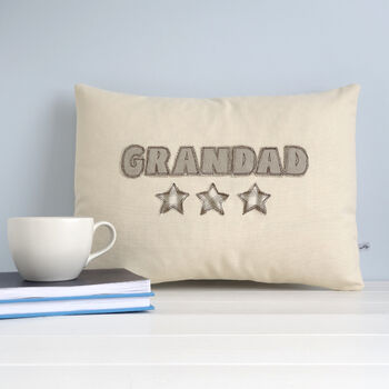 Personalised Name Cushion Gift For Him, 2 of 12