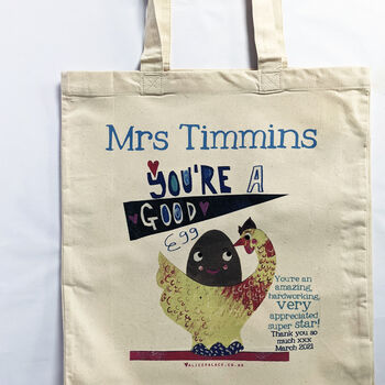 Personalised You're A Good Egg Bag, 3 of 8
