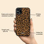 Leopard Print iPhone Case Personalised Great Birthday Or Christmas Gift, thumbnail 2 of 4