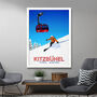 Kitzbuhel Ski Resort Poster, thumbnail 2 of 6