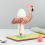 Handmade Ceramic Flamingo Egg Cup, thumbnail 1 of 3