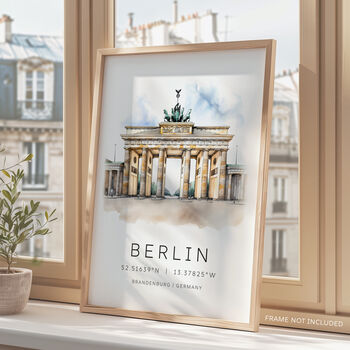 Berlin Travel Print Watercolour Illustration, 2 of 7