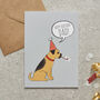Border Terrier Dad Birthday Card, thumbnail 1 of 2