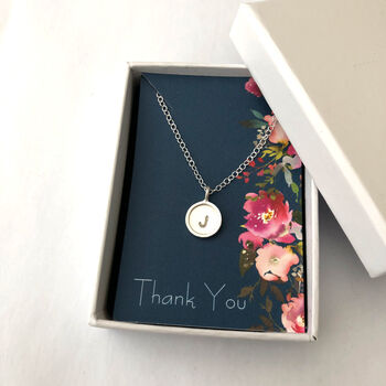 Personalised Sterling Silver Initial Charm Necklace, 12 of 12