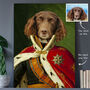Personalised Regal King Or Admiral Renaissance Pet Portrait, thumbnail 1 of 12