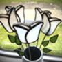 Stained Glass Rose Everlasting Flowers By Post, thumbnail 9 of 12