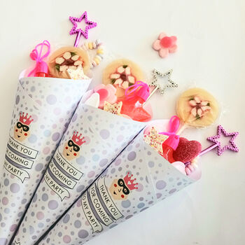 Princess Themed Personalised Party Cones, 3 of 3