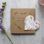 Engagement Wildflower Seed Heart Card, thumbnail 1 of 6