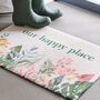 Personalised Happy Garden Doormat, thumbnail 2 of 3