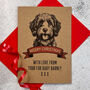 Personalised Cockapoo Dog Christmas Card, thumbnail 2 of 2