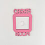 Customisable Name Light Switch Surround For Bedrooms Nursery, thumbnail 1 of 4
