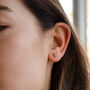 Marquise Confetti Personalised Birthstone Stud Earrings, thumbnail 3 of 11