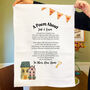 Personalised Poem Tea Towel Gift For New Home, thumbnail 7 of 9