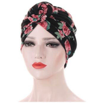 Pre Tied Chemo Headwear Turban Headwrap Front Knot, 5 of 7