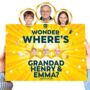 Personalised Grandad Photo Gift Book 'Wonder Where’s Grandad And Grandchildren?', thumbnail 1 of 10