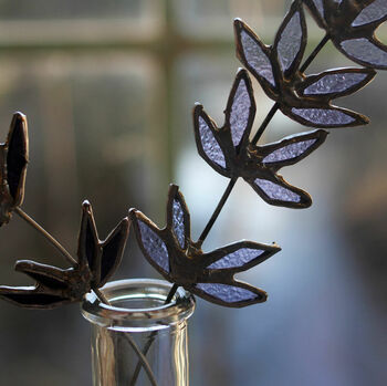 English Lavender Stained Glass Flower, 2 of 10