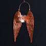 Copper Angel Wings Hanging Tealight Holder, thumbnail 1 of 8