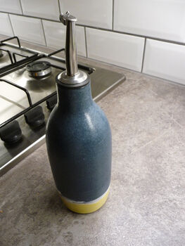 Blue And Yellow Oil Pourer, 3 of 4