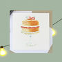 Victoria Sponge Greetings Card, thumbnail 1 of 4