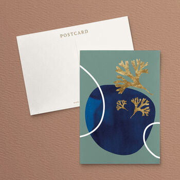 Abstract Beach Art Print And Postcard Bundle, 4 of 5