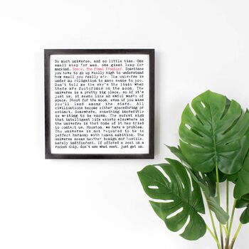 Space Quotes Print, Astronomy Gift, 2 of 8