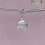 Sterling Silver Circle Tree Of Life Charm, thumbnail 4 of 7