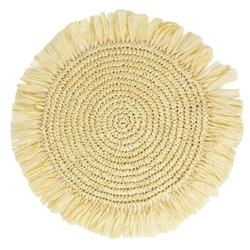 Colourful Reusable Raffia Placemats, 12 of 12
